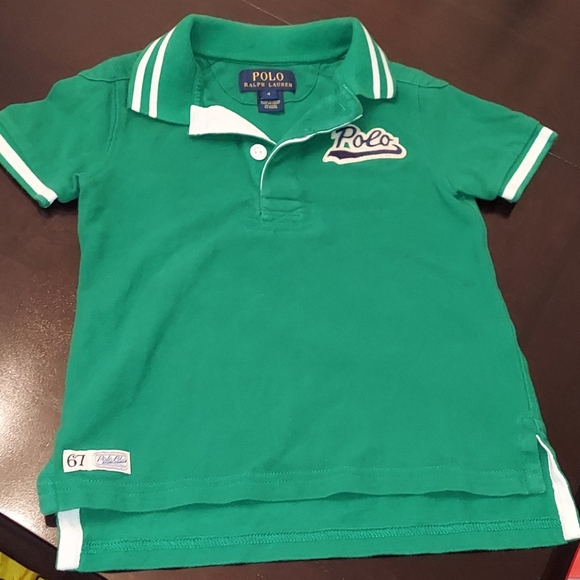 Polo Ralph Lauren Other - Polo Ralph Lauren Green Polo Sz 4T